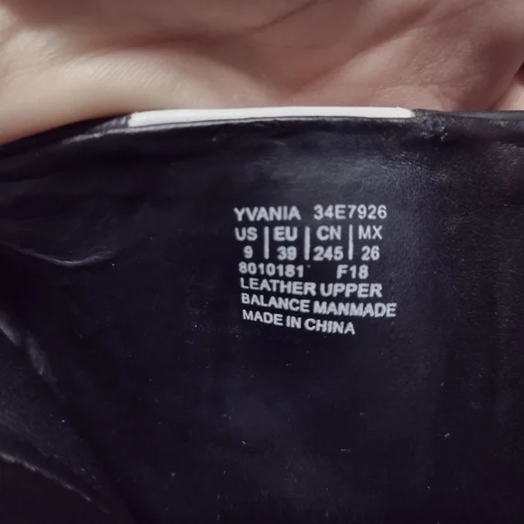 Calvin Klein black white booties sz 9 zipper wedge - Picture 8 of 9